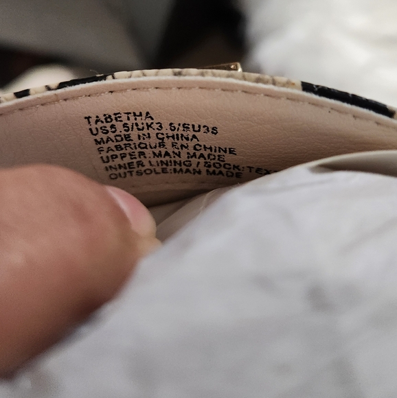 Shoe Dazzle/ Tabetha Snake Print Booties - Picture 8 of 8